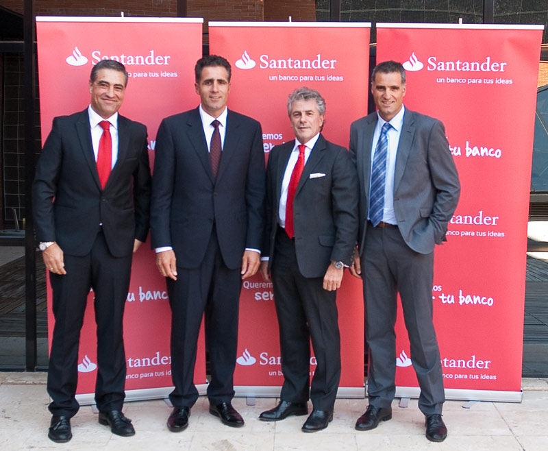 La Fundación Miguel Induráin y Banco Santander se unen para apoyar al deporte